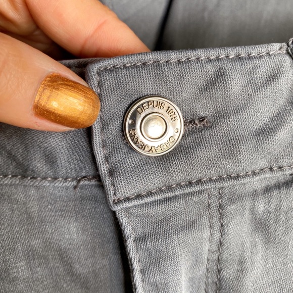 ☑️ ORSAY GREY DISTRESSED SIDE ZIPPER JEANS! - Picture 7 of 11